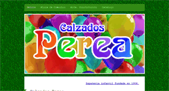 Desktop Screenshot of calzadosperea.es